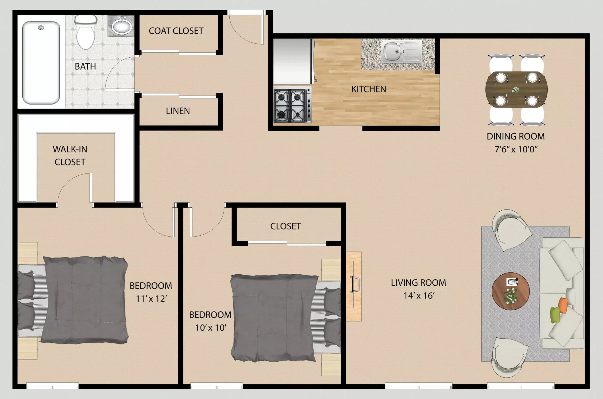 Minimalist Bedroom Floor Plan