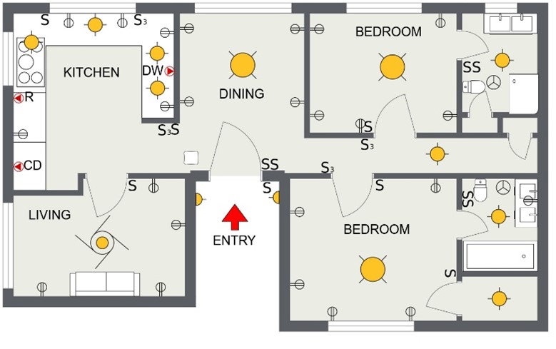 Luxury Suite Floor Plan
