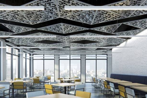 Crystal Chandelier with Backlit Ceiling