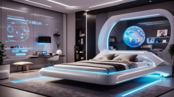 Compact Bedroom 3D Layout