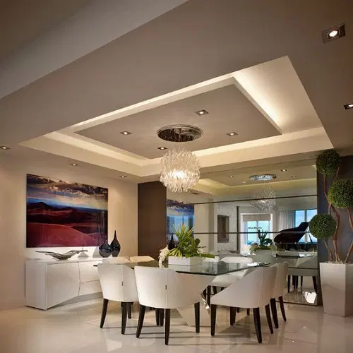 Floating Panel with Ambient Lighting