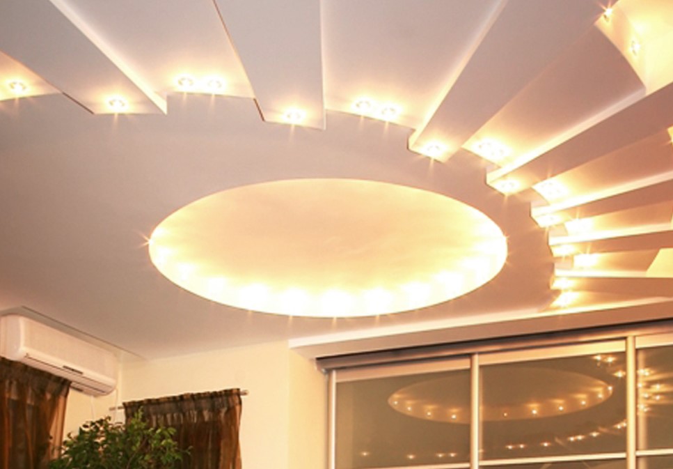 Floating Panel with Ambient Lighting