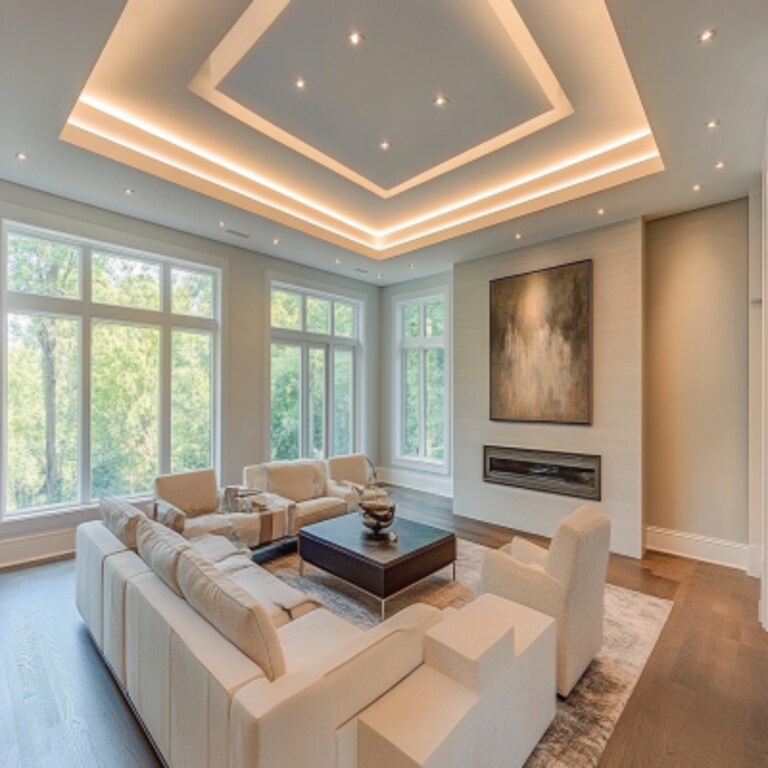 Elegant Coffered Ceiling