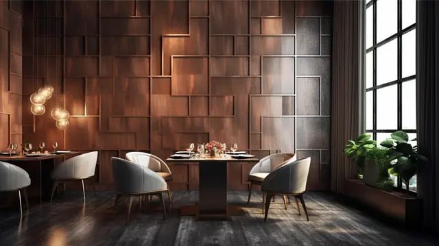 Floating Panel with Ambient Lighting