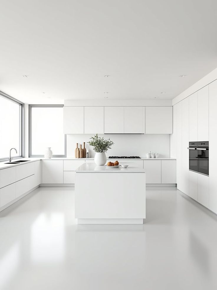Modern 3D Kitchen Rendering